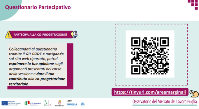 Online il questionario “Dalla marginalità al rilancio: tutti i territori protagonisti della doppia transizione”